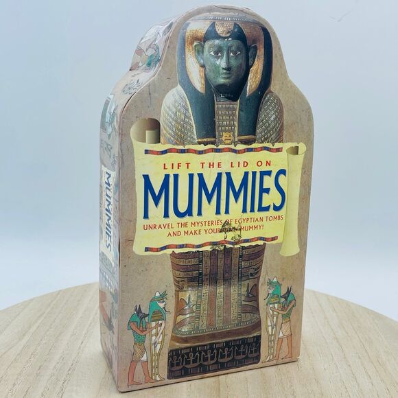 Lift the Lid on MUMMIES 1998 Running Press Interactive Egyptian Model Kit *as is - Picture 1 of 6